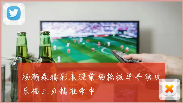 杨瀚森精彩表现前场抢板单手助攻乐福三分精准命中