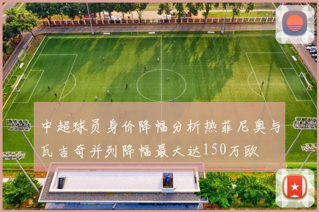 中超球员身价降幅分析热菲尼奥与瓦吉奇并列降幅最大达150万欧
